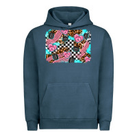 Pigment Midnight Navy race day background Urban Hoodie - AdoDesignShop