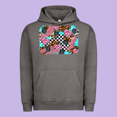 Race Day Background Urban Hoodie Designed By Adodesignshop