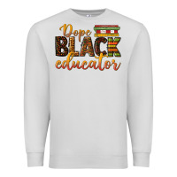 Dove Grey dope black educator Premium Sweatshirt - texasbilliewilder