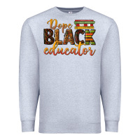 Heather Grey dope black educator Premium Sweatshirt - texasbilliewilder