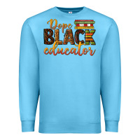 Ocean Blue dope black educator Premium Sweatshirt - texasbilliewilder