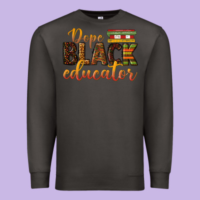 Premium Sweatshirt dope black educator
