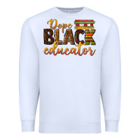 White dope black educator Premium Sweatshirt - texasbilliewilder