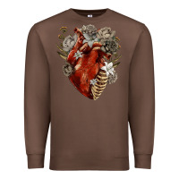 Chestnut Flower anatomical heart Premium Sweatshirt - RanaPortraitStore