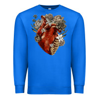 True Royal Flower anatomical heart Premium Sweatshirt - RanaPortraitStore