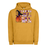 Pigment Peanut Butter in a world full of princesses be a witch Urban Hoodie - BundleAndBundleShop
