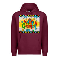 Burgundy gamer Premium Hoodie - JahusDesignShop
