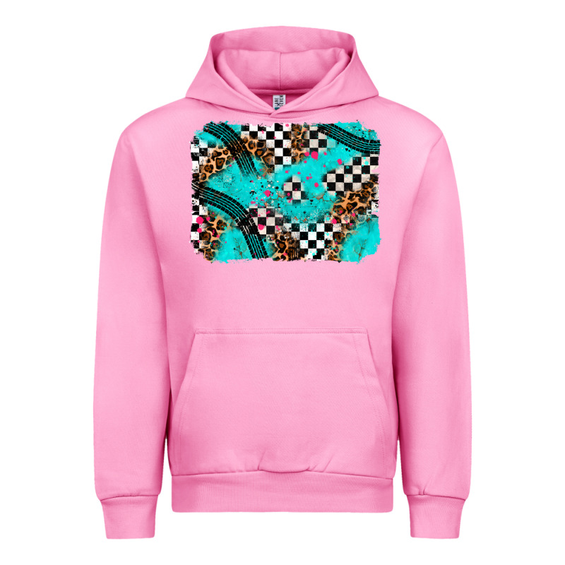 Race Day Turquoise Background Urban Hoodie by AdoDesignShop | Teevron