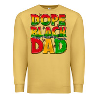 Antique Gold dope black dad with stars Premium Sweatshirt - texasbilliewilder