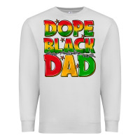 Dove Grey dope black dad with stars Premium Sweatshirt - texasbilliewilder
