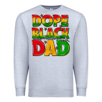 Heather Grey dope black dad with stars Premium Sweatshirt - texasbilliewilder