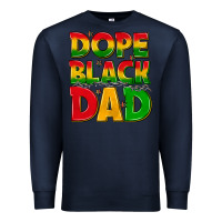 Navy dope black dad with stars Premium Sweatshirt - texasbilliewilder