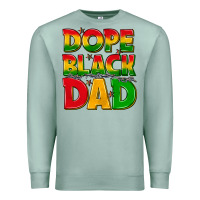 Seafoam dope black dad with stars Premium Sweatshirt - texasbilliewilder