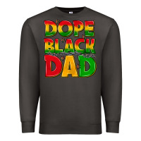 Smoke dope black dad with stars Premium Sweatshirt - texasbilliewilder