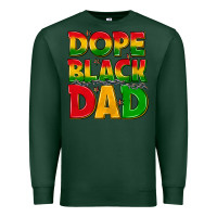 Sports Green dope black dad with stars Premium Sweatshirt - texasbilliewilder