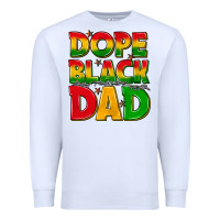 White dope black dad with stars Premium Sweatshirt - texasbilliewilder