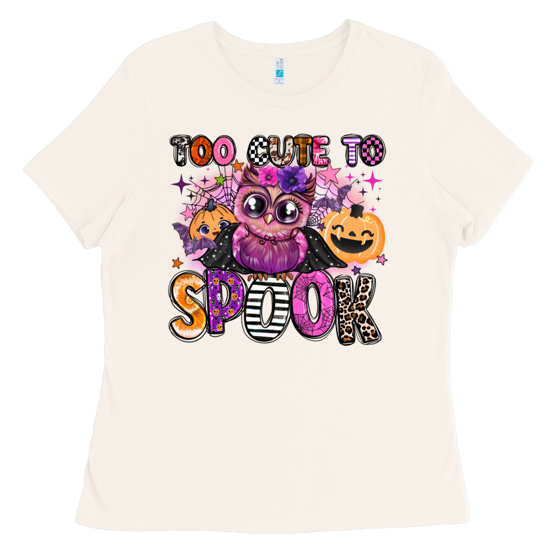 Wicked Cute Too Cute To Spook Ladies Tee by BarkalooDesign | Teevron