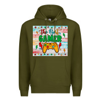 Army Green the best gamer Premium Hoodie - JahusDesignShop