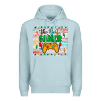 Blue Mist the best gamer Premium Hoodie - JahusDesignShop