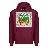 Burgundy the best gamer Premium Hoodie - JahusDesignShop