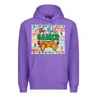 Purple the best gamer Premium Hoodie - JahusDesignShop