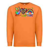 Carrot peace love pride Premium Sweatshirt - Zillion Design Studio