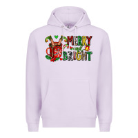 Lilac merry and bright Premium Hoodie - AdoDesignShop