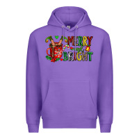 Purple merry and bright Premium Hoodie - AdoDesignShop