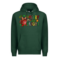 Sports Green merry and bright Premium Hoodie - AdoDesignShop