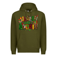 Army Green jingle bell rockin Premium Hoodie - AdoDesignShop