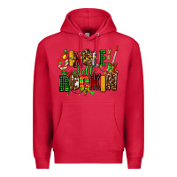 Cardinal jingle bell rockin Premium Hoodie - AdoDesignShop
