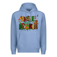 Colony Blue jingle bell rockin Premium Hoodie - AdoDesignShop