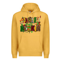 Mustard jingle bell rockin Premium Hoodie - AdoDesignShop