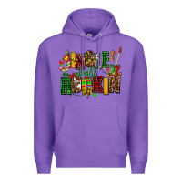 Purple jingle bell rockin Premium Hoodie - AdoDesignShop
