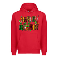 Red jingle bell rockin Premium Hoodie - AdoDesignShop