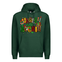 Sports Green jingle bell rockin Premium Hoodie - AdoDesignShop