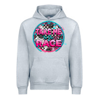 Heather Grey take me to the race Urban Hoodie - AdoDesignShop