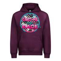 Mauve Wine take me to the race Urban Hoodie - AdoDesignShop