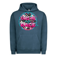 Pigment Midnight Navy take me to the race Urban Hoodie - AdoDesignShop