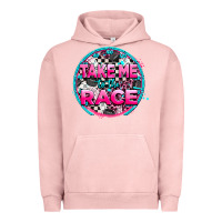 Pigment Salmon take me to the race Urban Hoodie - AdoDesignShop