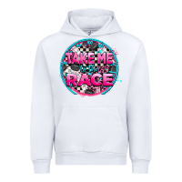 White take me to the race Urban Hoodie - AdoDesignShop