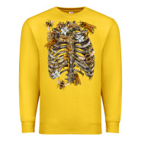 Lemon Flower rib cage bees Premium Sweatshirt - RanaPortraitStore