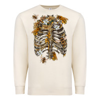 Sandshell Flower rib cage bees Premium Sweatshirt - RanaPortraitStore