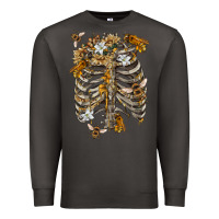Smoke Flower rib cage bees Premium Sweatshirt - RanaPortraitStore