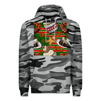Slate Camo christmas cake seamless pattern Premium Hoodie - BundleAndBundleShop