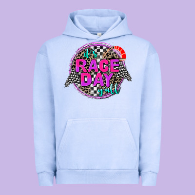 It's Race Day Y'all Urban Hoodie Designed By Adodesignshop