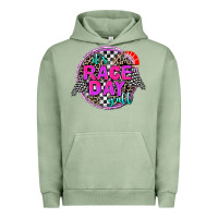 Pigment Oil Green it's race day y'all Urban Hoodie - AdoDesignShop