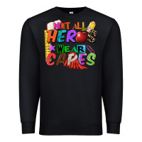 Black not all heros wear capes Premium Sweatshirt - Zillion Design Studio