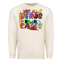 Sandshell not all heros wear capes Premium Sweatshirt - Zillion Design Studio