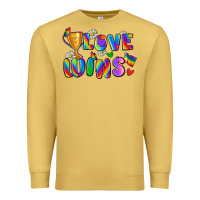 Antique Gold love wins Premium Sweatshirt - Zillion Design Studio